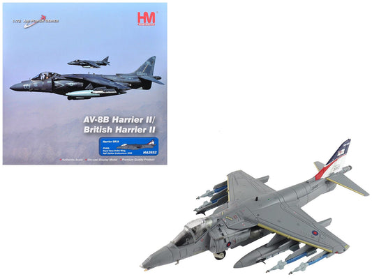 British Aerospace Harrier GR.9 Aircraft "ZD406 Royal Navy Strike Wing RAF Station Cottesmore" (2009) British Royal Air Force/Navy "Air Power Series" 1/72 Diecast Model by Hobby Master free shipping USA - Rapid Vehicles