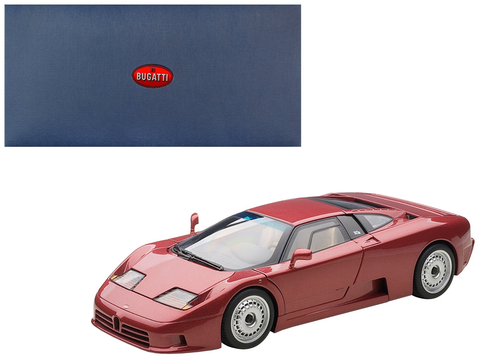 Bugatti EB110 GT Dark Red 1/18 Diecast Car Model by Autoart - Rapid Vehicles