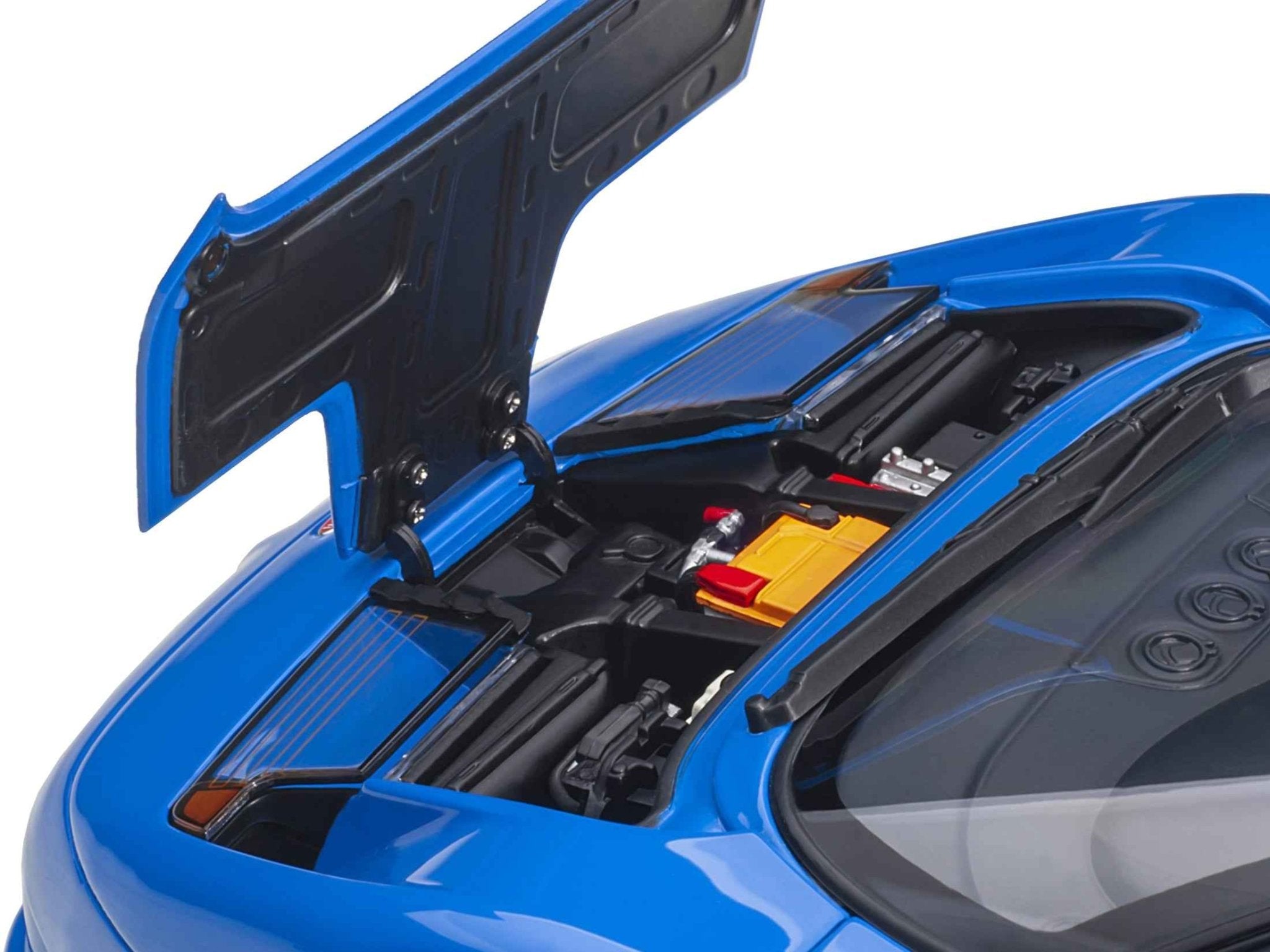 Bugatti EB110 SS Super Sport French Racing Blue with Silver Wheels 1/18 Model Car by Autoart - Rapid Vehicles