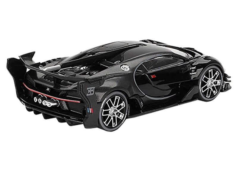 Bugatti Vision Gran Turismo Black and Carbon Limited Edition 1/64 Diecast Model Car by Mini GT - Rapid Vehicles