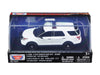 2015 Ford Police Interceptor Utility Plain White 1/43 Diecast Model Car by Motormax - Premium  from Rapidvehicles - Just $28.99! Shop now at Rapidvehicles