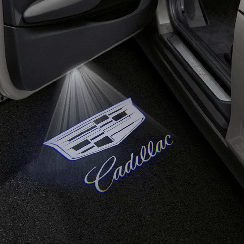 Cadillac ATS Premium Under Door Projector Puddle Lights Various Designs 2013-2019