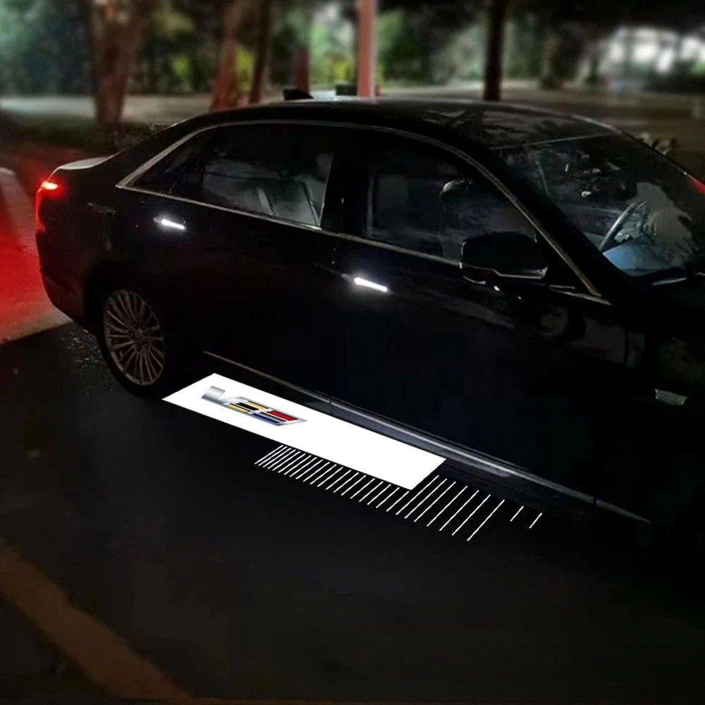 Cadillac ATS Premium Under Side Wing Mirror Projector Puddle Lights Various Designs 2013-2019
