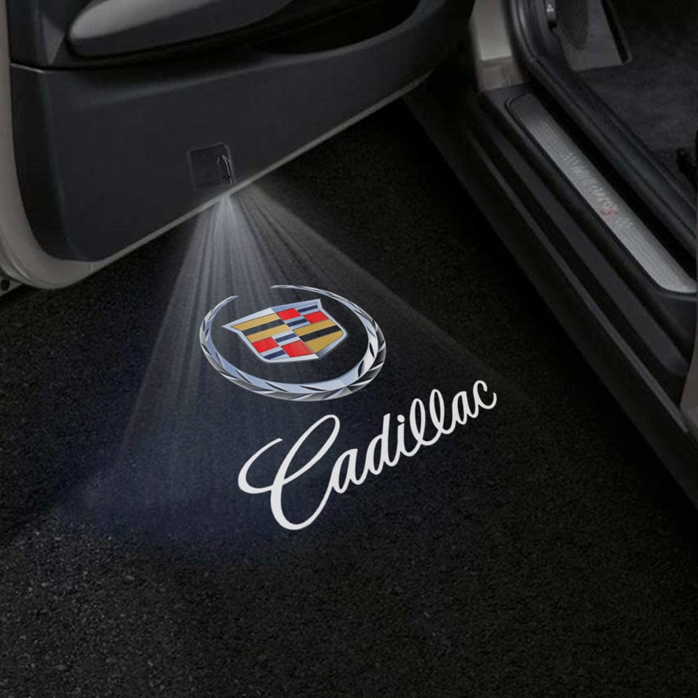 Cadillac BLS Door Stick On Puddle Lights Various Designs 2005-2010