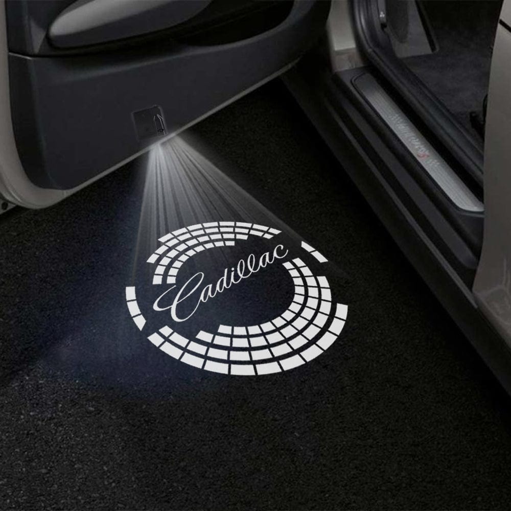 Cadillac BLS Door Stick On Puddle Lights Various Designs 2005-2010
