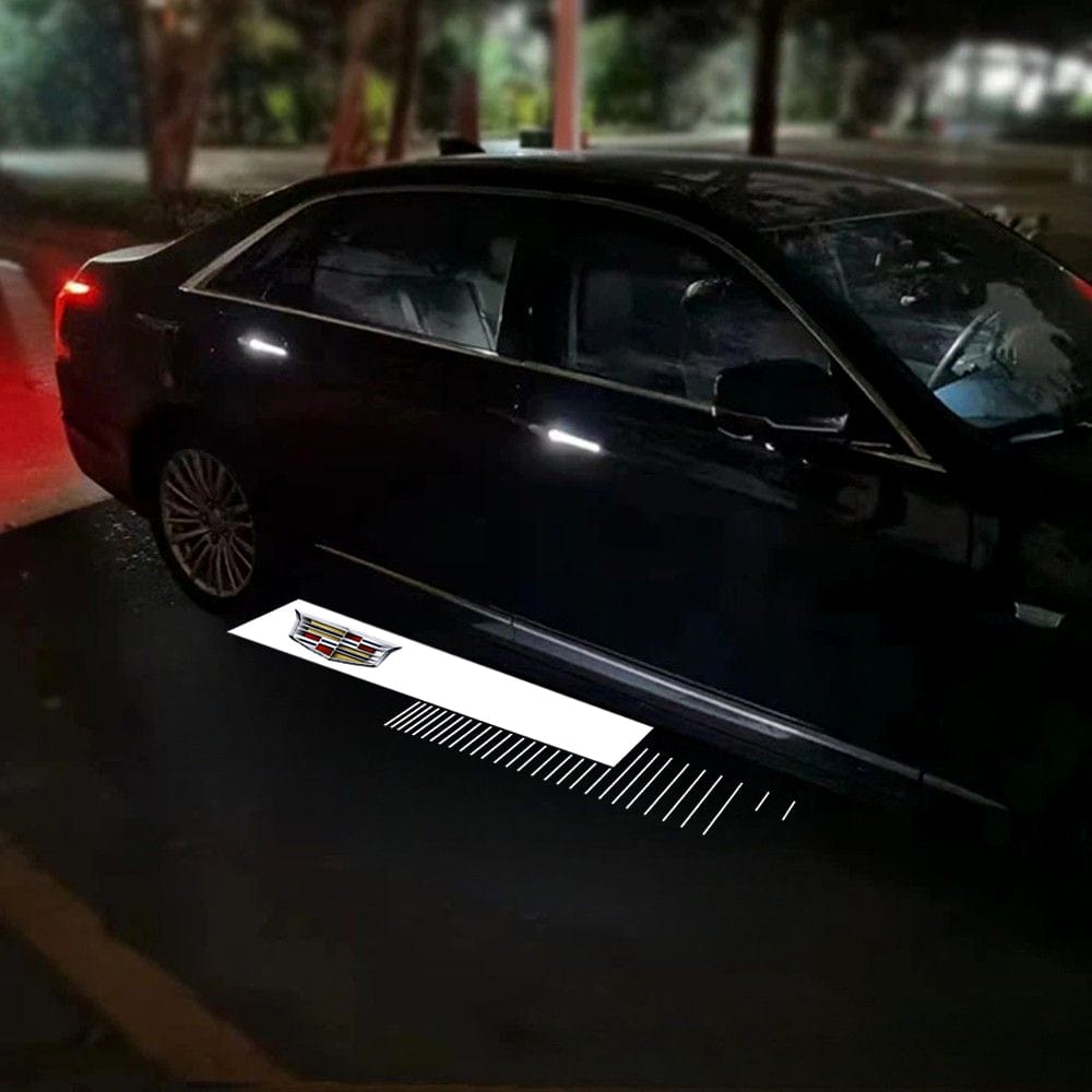 Cadillac CT4 & CT4-V Premium Side Wing Mirror Puddle Lights Various Designs 2020-2026