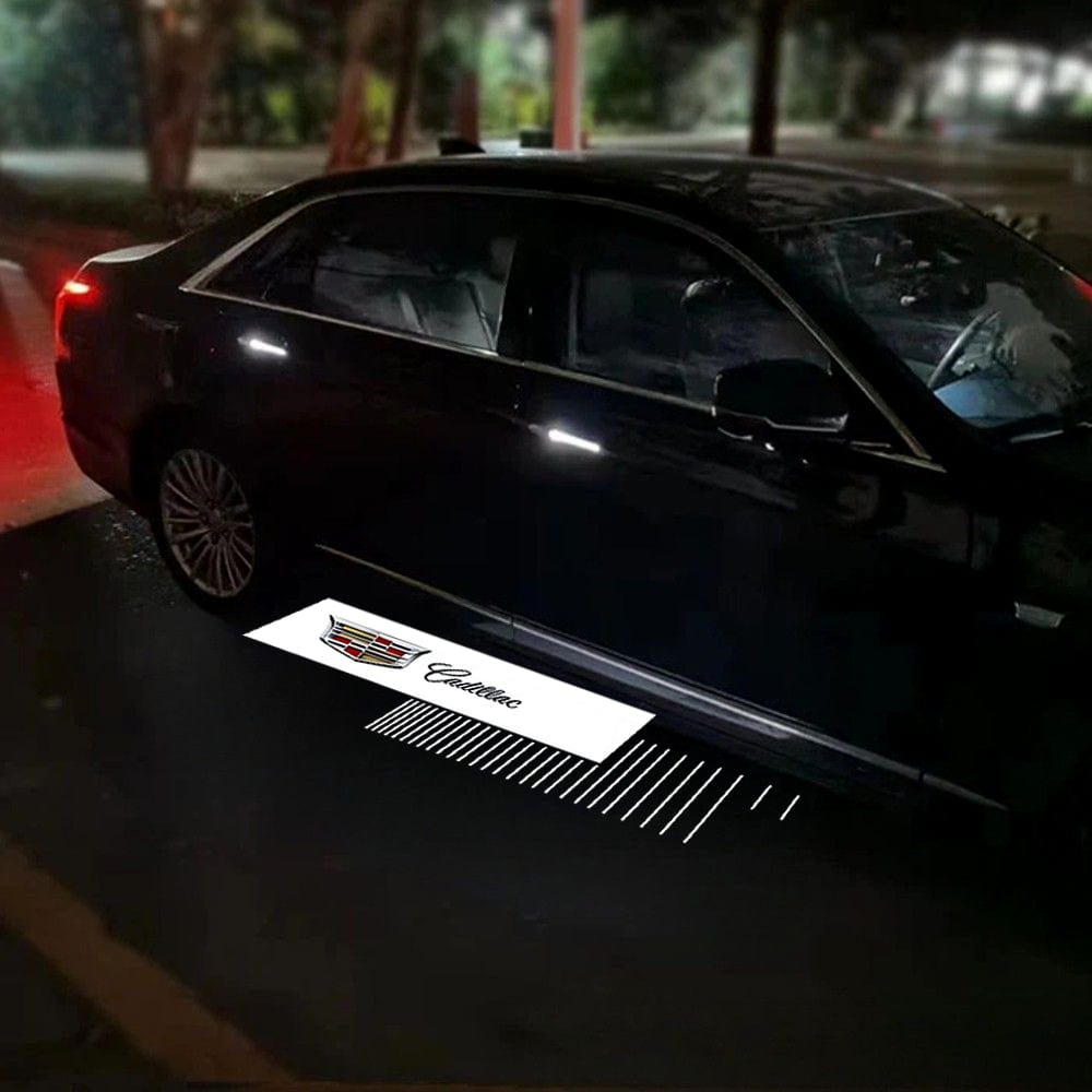 Cadillac CTS 3rd Gen Premium Under Side Wing Mirror Projector Puddle Lights Various Designs 2014-2019