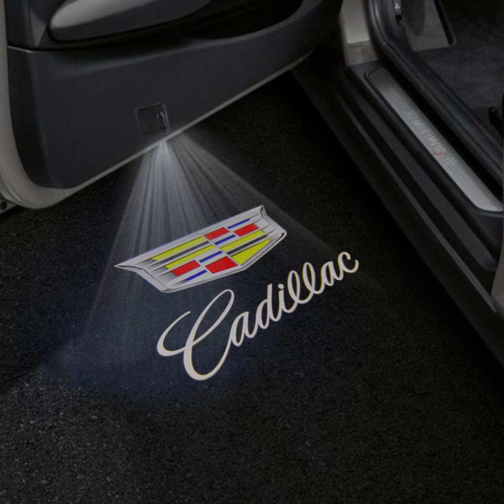 Cadillac DTS Door Stick On Puddle Lights Various Designs 2006–2011