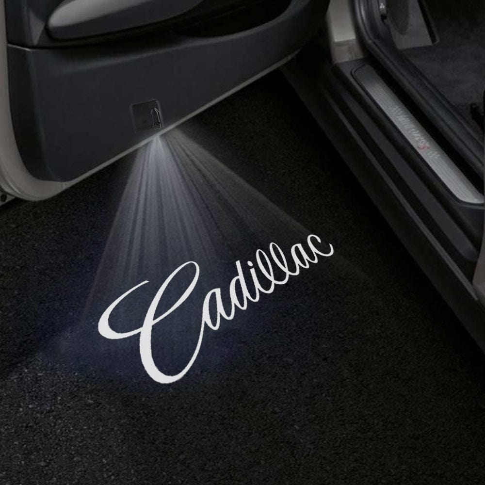 Cadillac DTS Door Stick On Puddle Lights Various Designs 2006–2011