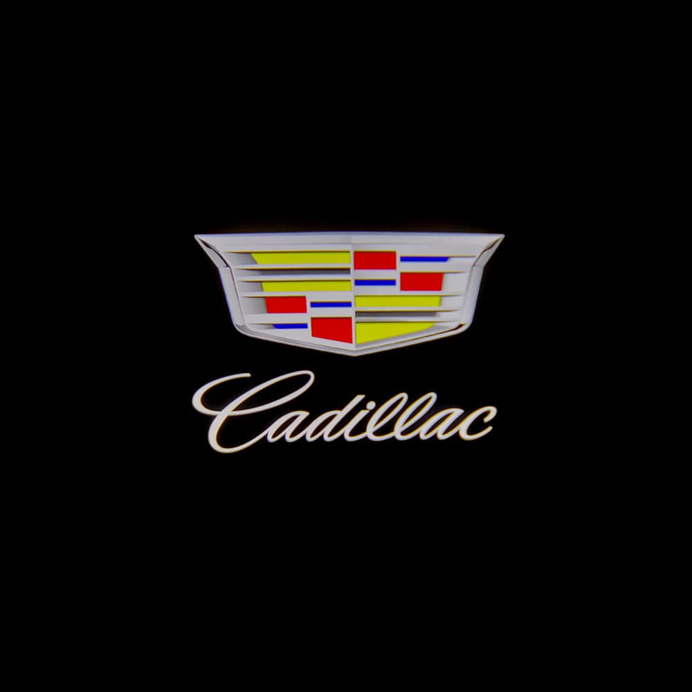 Cadillac DTS Door Stick On Puddle Lights Various Designs 2006–2011