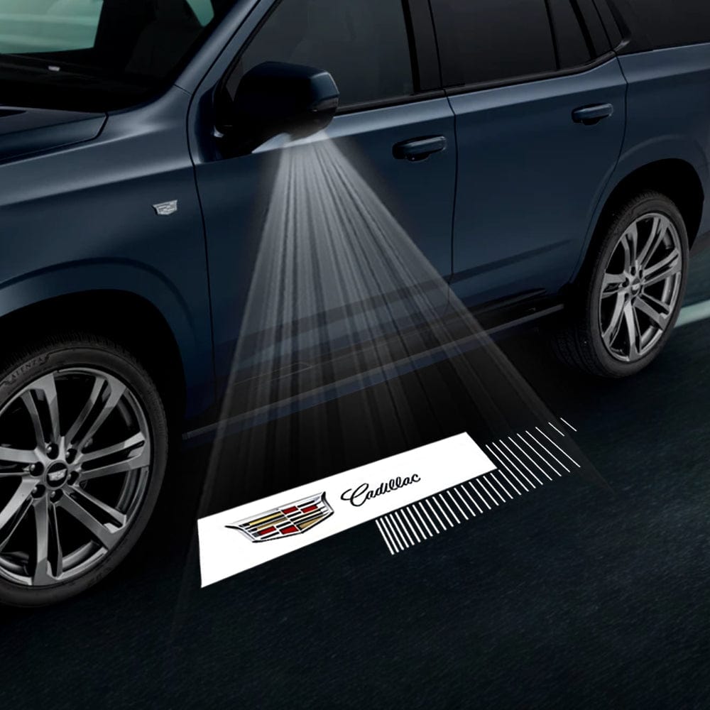 Cadillac Escalade 4th/5th Gen Premium Under Side Wing Mirror Projector Puddle Lights Various Designs 2015-2026