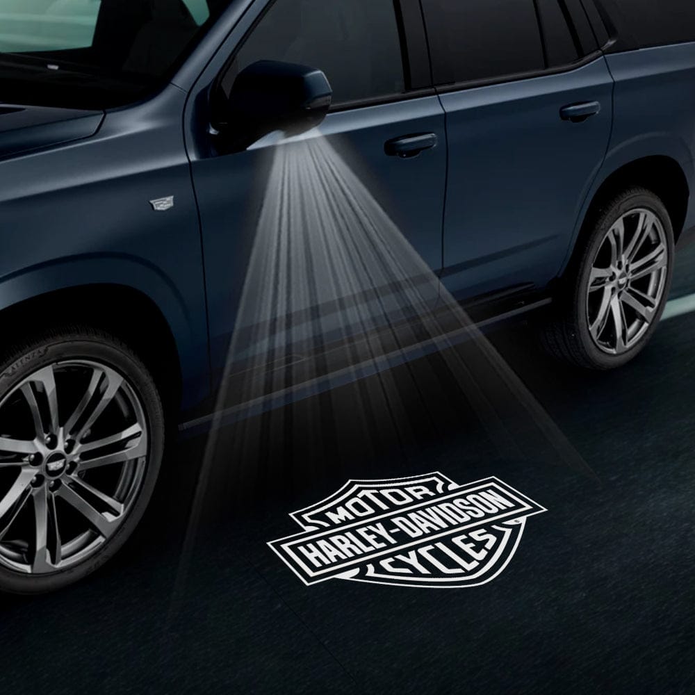 Cadillac Escalade 4th/5th Gen Premium Under Side Wing Mirror Projector Puddle Lights Various Designs 2015-2026