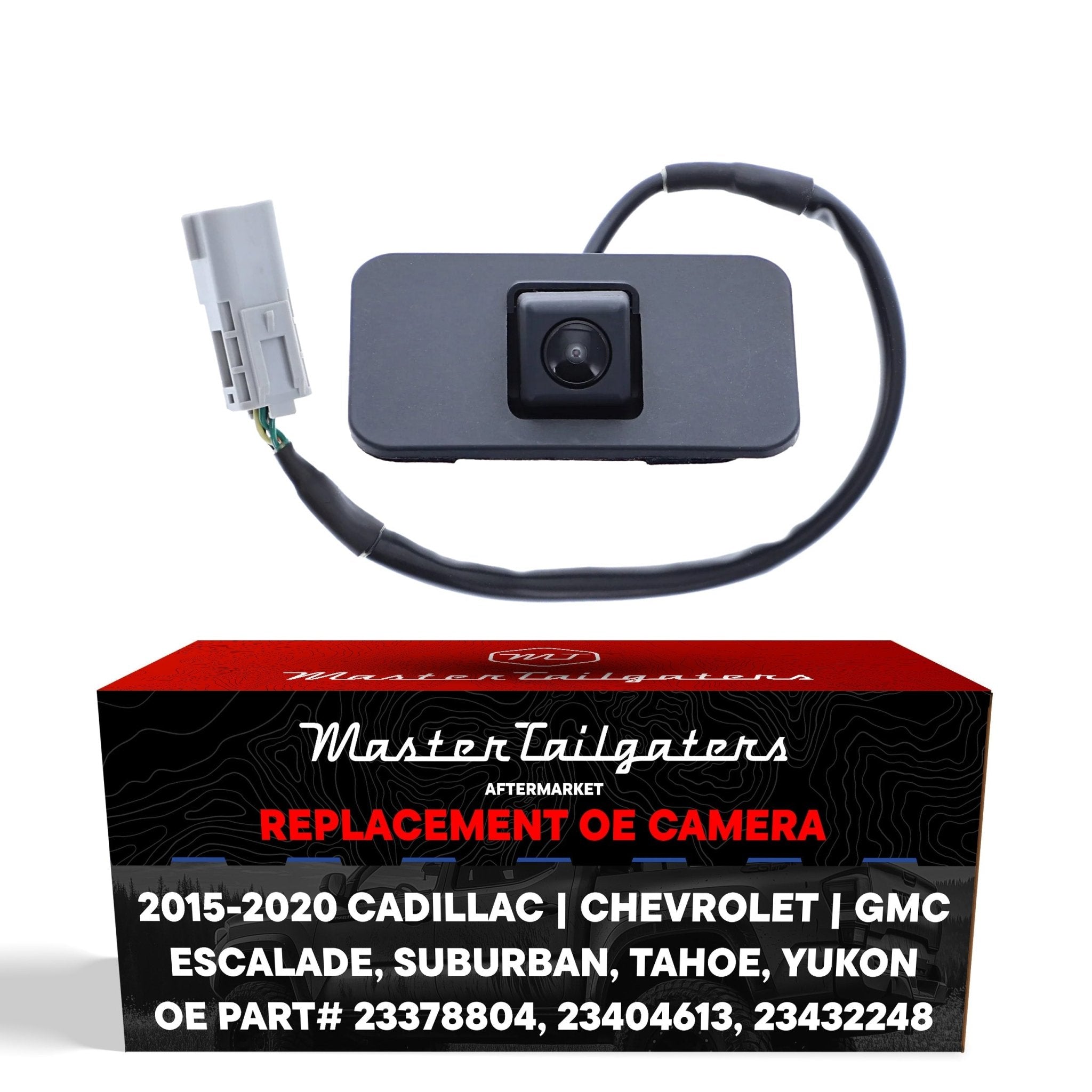 Cadillac Escalade (2015-2020) / Chevrolet Suburban (2015-2020), Tahoe (2015-2020) / GMC Yukon (2015-2020), Yukon Denali (2015-2020) OEM Replacement Backup Camera OE Part  23378804, 23404613, 23432248 - Rapid Vehicles