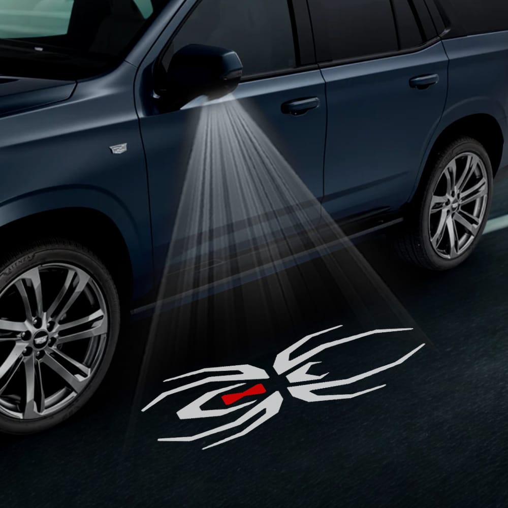 Cadillac Escalade 4th/5th Gen Premium Under Side Wing Mirror Projector Puddle Lights Various Designs 2015-2026 - Rapid Vehicles