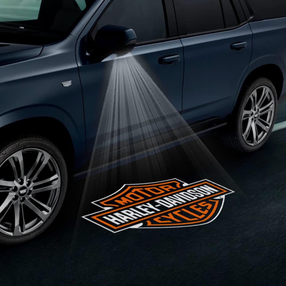 Cadillac Escalade 4th/5th Gen Premium Under Side Wing Mirror Projector Puddle Lights Various Designs 2015-2026 - Rapid Vehicles