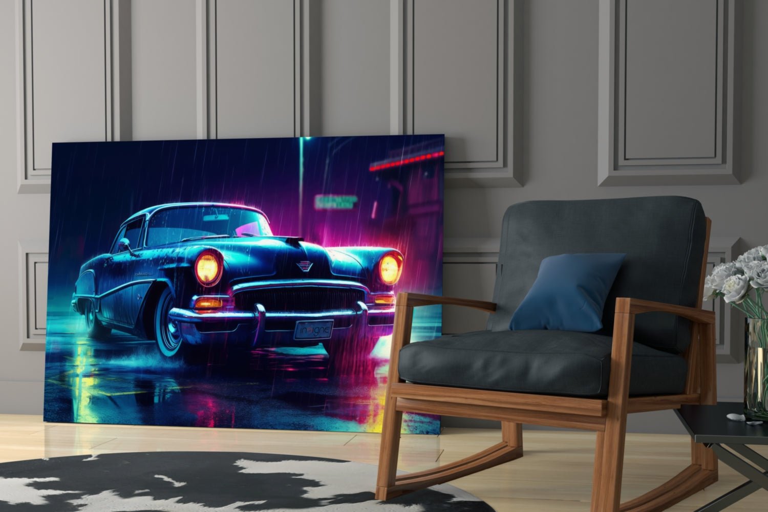 Cadillac Glass Wall Art || Designer Collection - Rapid Vehicles