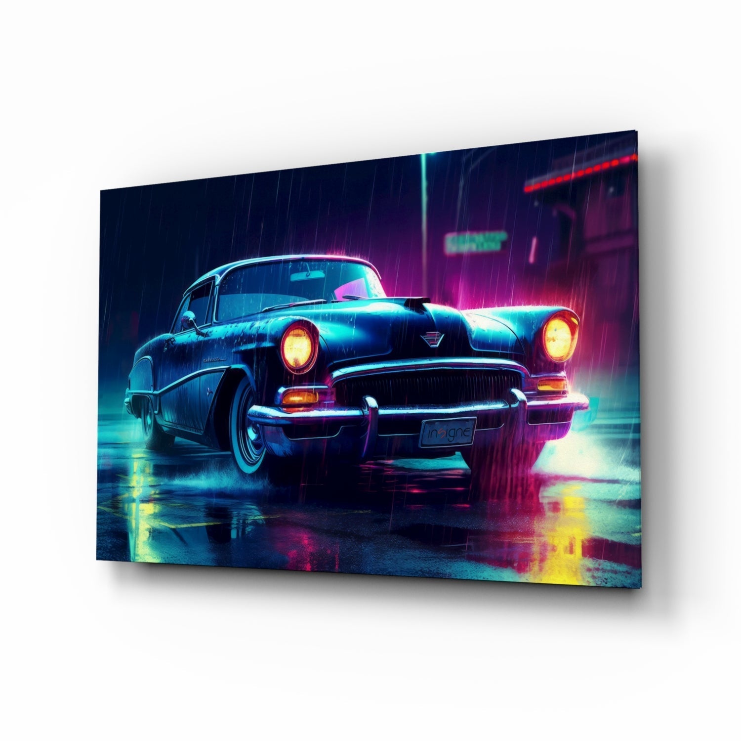 Cadillac Glass Wall Art || Designer Collection - Rapid Vehicles