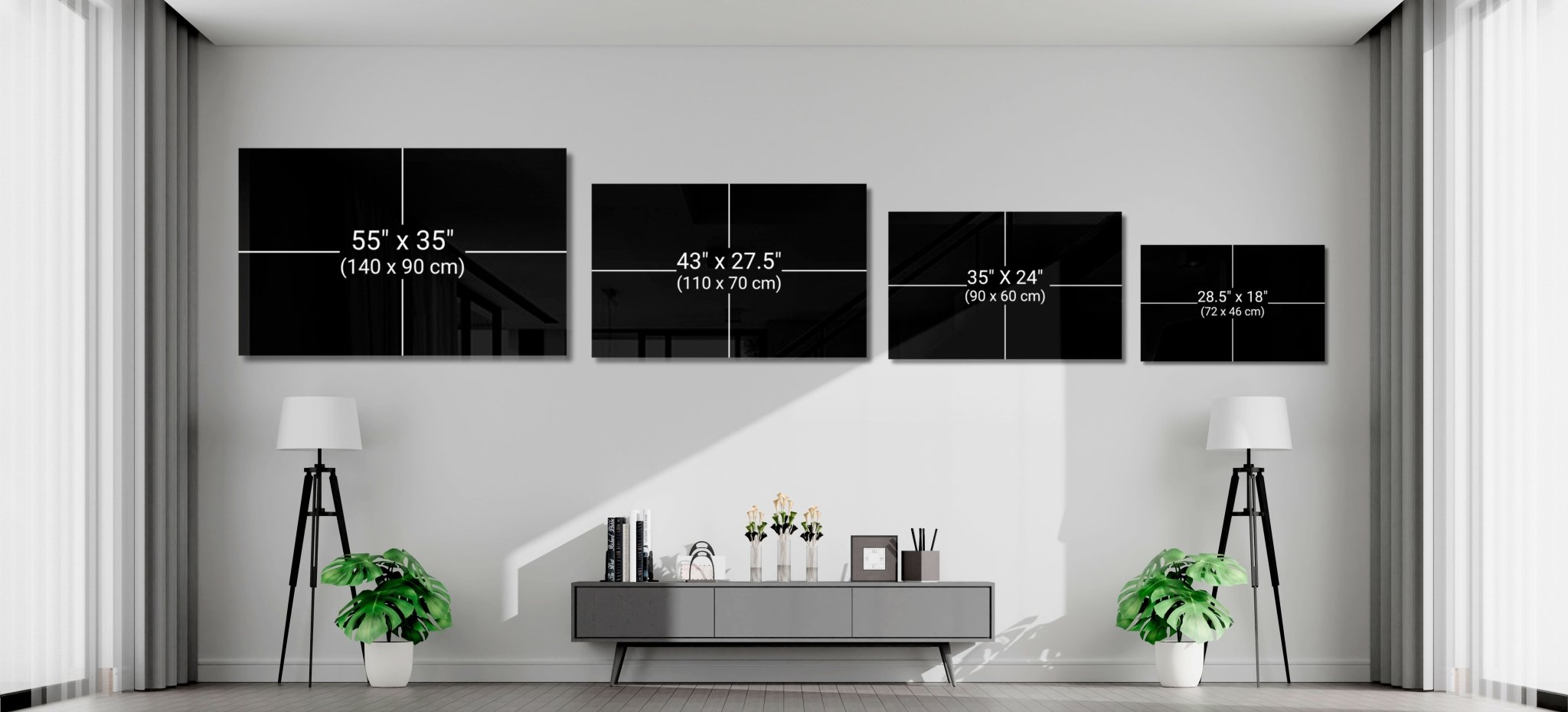 Cadillac Glass Wall Art || Designer Collection - Rapid Vehicles