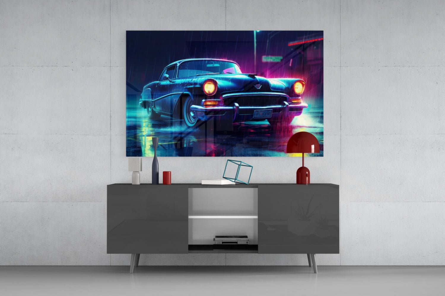 Cadillac Glass Wall Art || Designer Collection - Rapid Vehicles