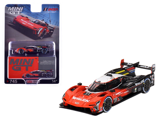 Cadillac V - Series.R 31 Jack Aitken - Pipo Derani - Alexander Sims "Whelen Engineering Racing" Winner IMSA "12 Hours of Sebring" (2023) Limited Edition to 5400 pieces Worldwide 1/64 Diecast Model Car by Mini GT free shipping USA - Rapid Vehicles