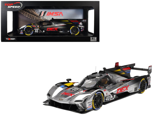 Cadillac V - Series.R 40 Louis Deletraz - Kamui Kobayashi - Jordan Taylor "Cadillac Wayne Taylor Racing" IMSA "24 Hours of Daytona" (2025) 1/18 Model Car by Top Speed free shipping USA - Rapid Vehicles