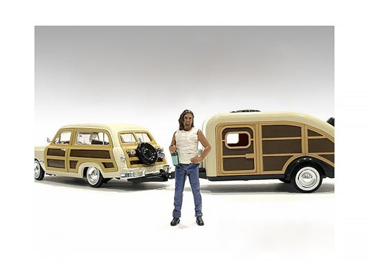 "Campers" Figure 3 for 1/24 Scale Models by American Diorama free shipping USA - Rapid Vehicles