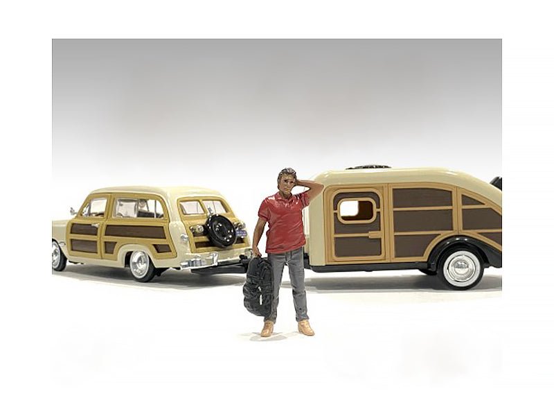 "Campers" Figure 4 for 1/24 Scale Models by American Diorama free shipping USA - Rapid Vehicles