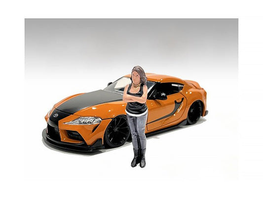 "Car Meet 3" Figurine 2 for 1/24 Scale Models by American Diorama free shipping USA - Rapid Vehicles