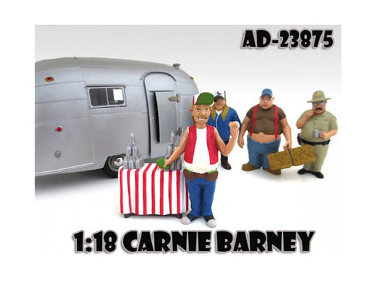 Carnie Barney "Trailer Park" Figure For 1:18 Diecast Model Cars by American Diorama free shipping USA - Rapid Vehicles