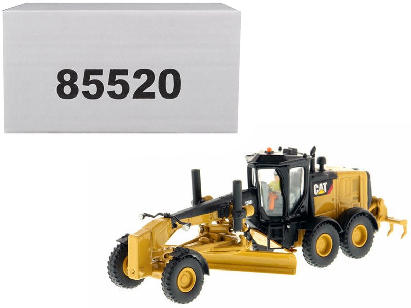CAT Caterpillar 12M3 Motor Grader with Operator "High Line" Series 1/87 (HO) Scale Diecast Model by Diecast Masters free shipping USA - Rapid Vehicles