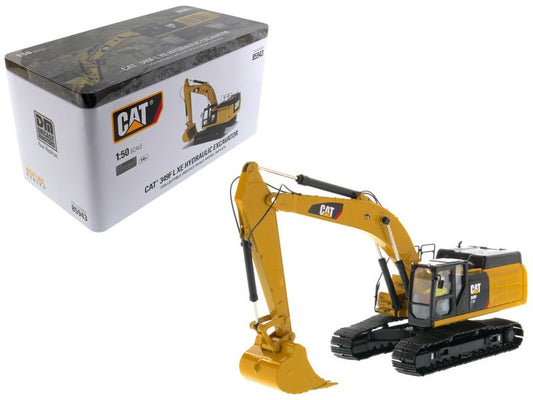 CAT Caterpillar 349F L XE Hydraulic Excavator with Operator "High Line" Series 1/50 Diecast Model by Diecast Masters free shipping USA - Rapid Vehicles