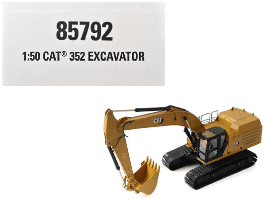 CAT Caterpillar 352 Next Generation Excavator Yellow "High Line" Series 1/50 Diecast Model by Diecast Masters free shipping USA - Rapid Vehicles