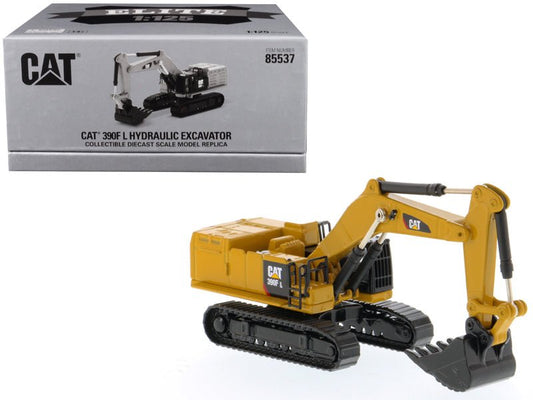 CAT Caterpillar 390F L Hydraulic Excavator "Elite Series" 1/125 Diecast Model by Diecast Masters free shipping USA - Rapid Vehicles