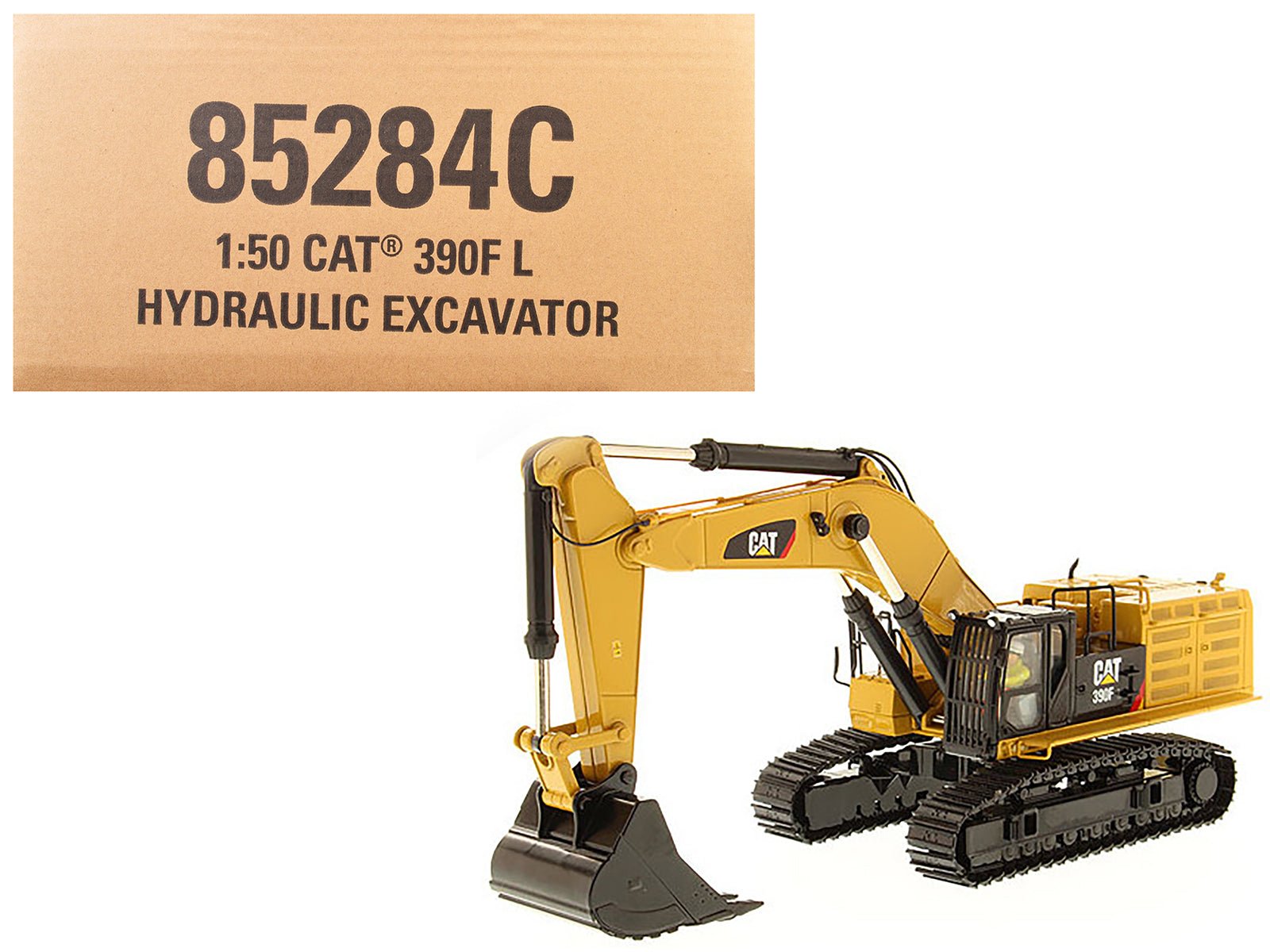 CAT Caterpillar 390F LME Hydraulic Tracked Excavator with Operator "Core Classics" Series 1/50 Diecast Model by Diecast Masters free shipping USA - Rapid Vehicles
