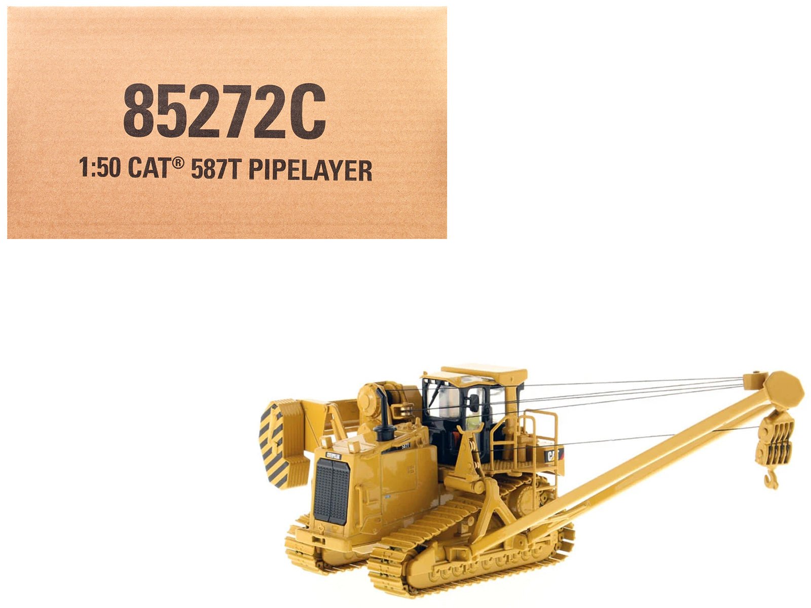 CAT Caterpillar 587T Pipelayer with Operator "Core Classics" Series 1/50 Diecast Model by Diecast Masters free shipping USA - Rapid Vehicles