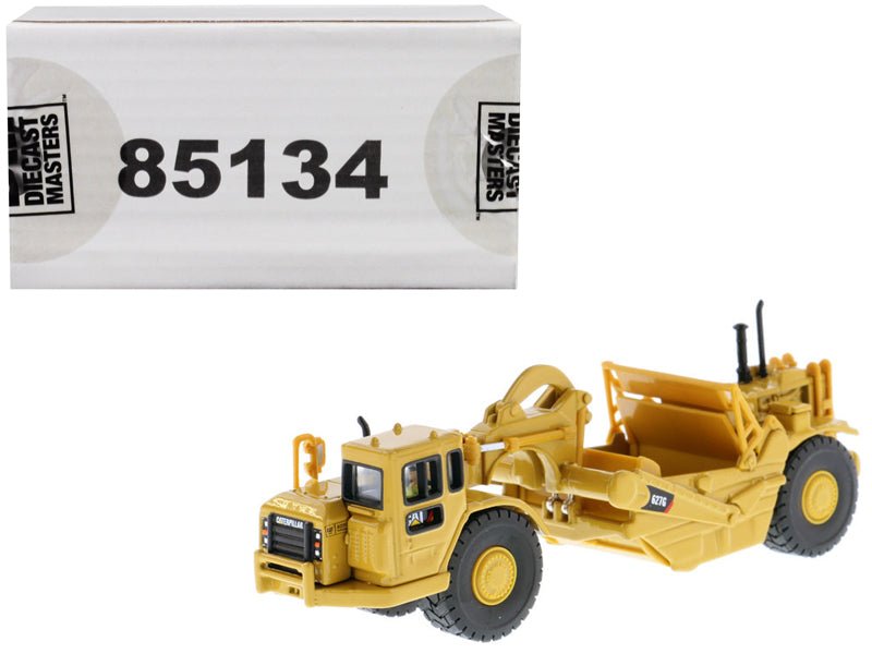 CAT Caterpillar 627G Wheeled Scraper Tractor with Operator "High Line" Series 1/87 (HO) Scale Diecast Model by Diecast Masters free shipping USA - Rapid Vehicles