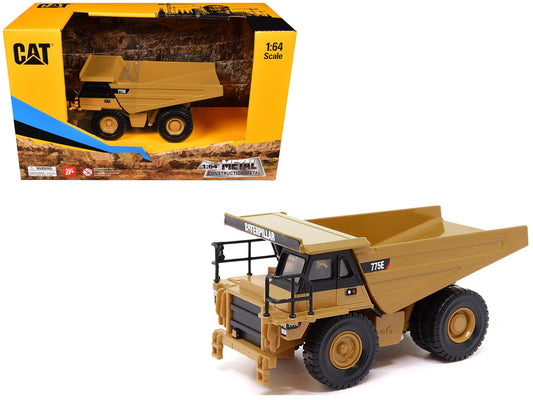 CAT Caterpillar 775E Off - Highway Dump Truck Yellow 1/64 Diecast Model by Diecast Masters free shipping USA - Rapid Vehicles