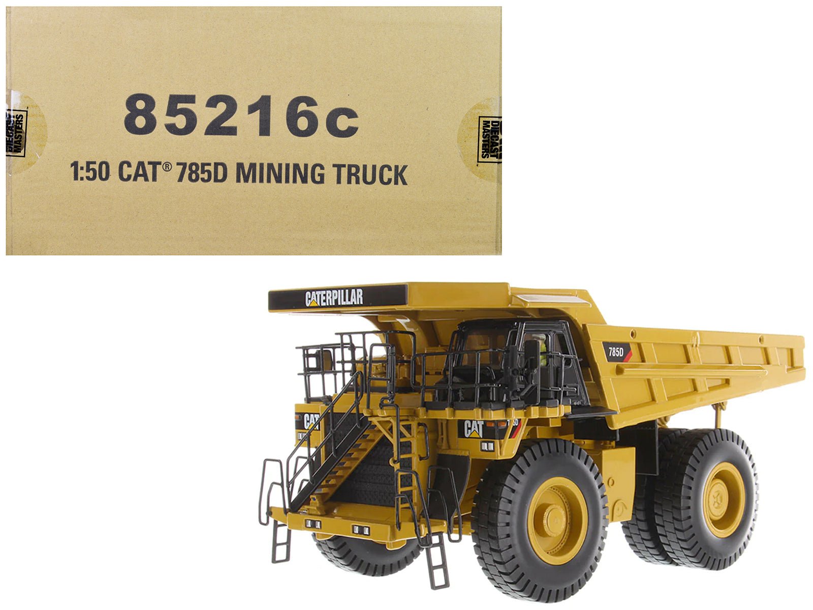 CAT Caterpillar 785D Mining Truck Yellow with Operator "Core Classics" Series 1/50 Diecast Model by Diecast Masters free shipping USA - Rapid Vehicles