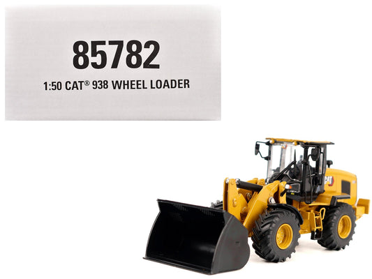 CAT Caterpillar 938 Wheel Loader with Operator Yellow "High Line" Series 1/50 Diecast Model by Diecast Masters free shipping USA - Rapid Vehicles