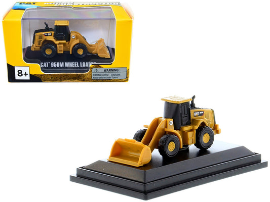 CAT Caterpillar 950M Wheel Loader Yellow "Micro - Constructor" Series Diecast Model by Diecast Masters free shipping USA - Rapid Vehicles