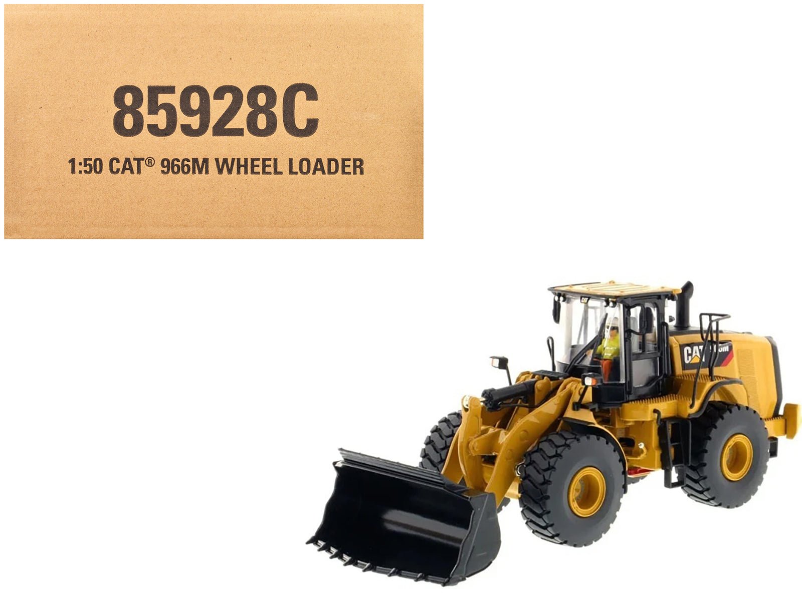 CAT Caterpillar 966M Wheel Loader with Operator "Core Classics Series" 1/50 Diecast Model by Diecast Masters free shipping USA - Rapid Vehicles