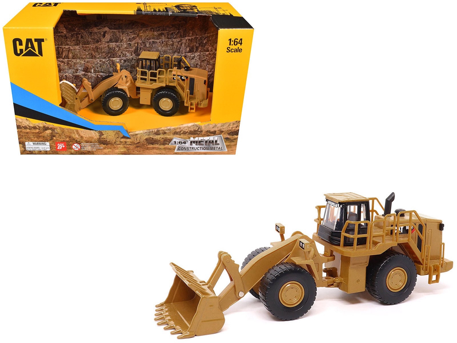 CAT Caterpillar 988H Wheel Loader Yellow 1/64 Diecast Model by Diecast Masters free shipping USA - Rapid Vehicles