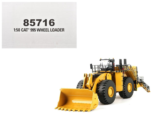 CAT Caterpillar 995 Wheel Loader Yellow "High Line Series" 1/50 Diecast Model by Diecast Masters free shipping USA - Rapid Vehicles