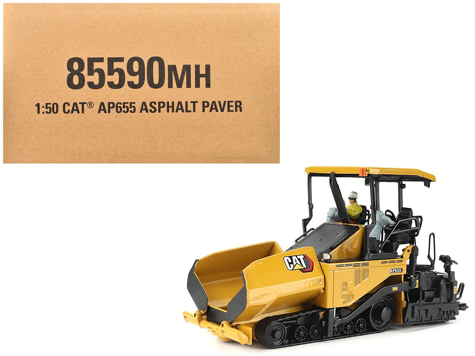 CAT Caterpillar AP655F Asphalt Paver Yellow "Core Classics" Series 1/50 Diecast Model by Diecast Masters free shipping USA - Rapid Vehicles