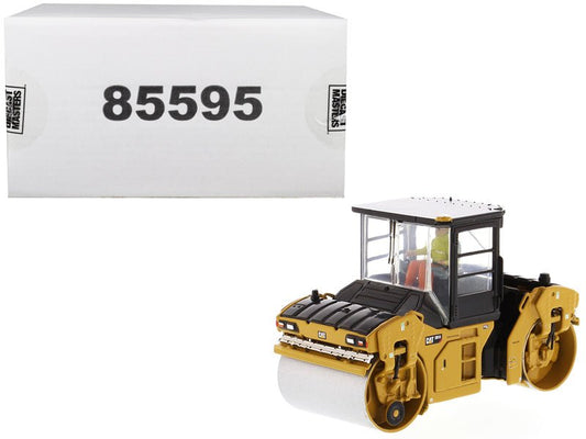 CAT Caterpillar CB - 13 Tandem Vibratory Roller with Cab and Operator "High Line Series" 1/50 Diecast Model by Diecast Masters free shipping USA - Rapid Vehicles