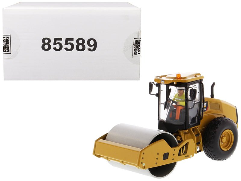 CAT Caterpillar CS11 GC Vibratory Soil Compactor with Operator "High Line Series" 1/50 Diecast Model by Diecast Masters free shipping USA - Rapid Vehicles