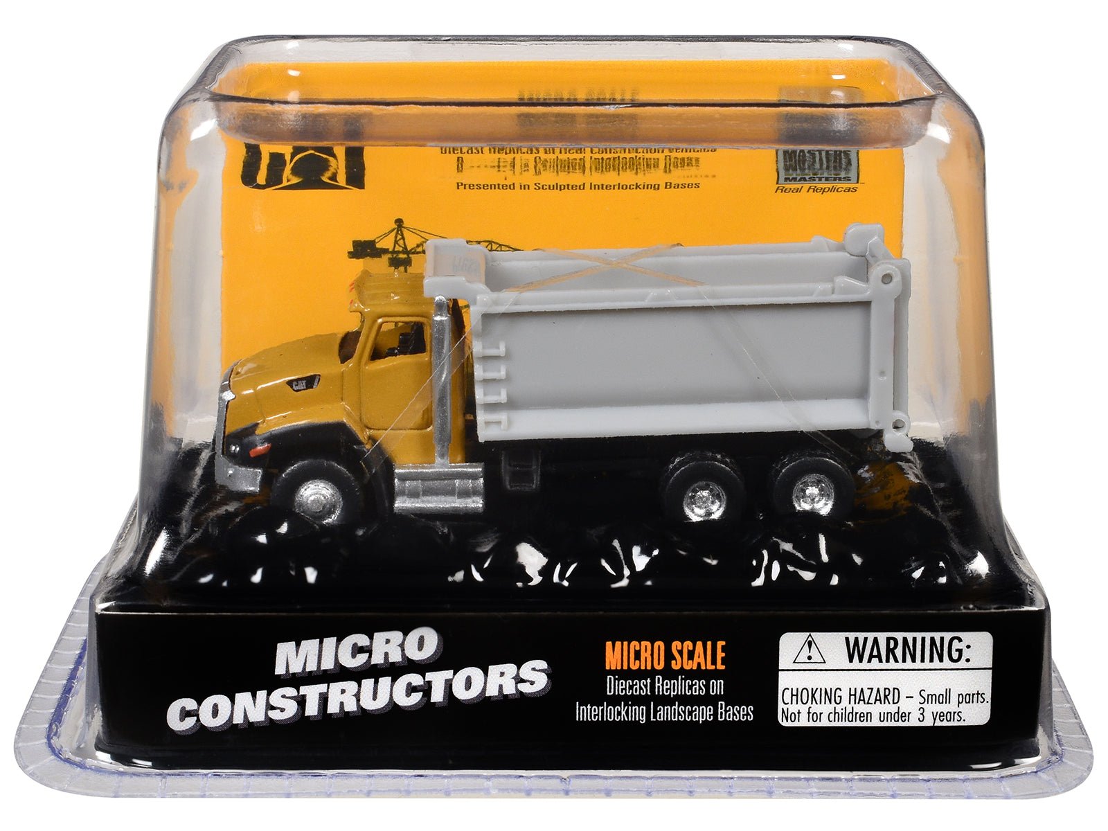 CAT Caterpillar CT660 Dump Truck Yellow "Micro-Constructor" Series Diecast Model by Diecast Masters free shipping USA - Rapid Vehicles
