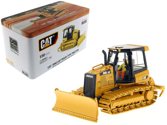 CAT Caterpillar D5K2 LGP Track Type Tractor Dozer with Ripper and Operator "High Line" Series 1/50 Diecast Model by Diecast Masters free shipping USA - Rapid Vehicles
