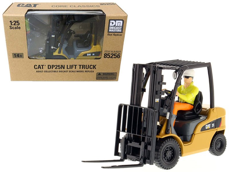 CAT Caterpillar DP25N DP/GP15 - 35N Range Lift Truck with Operator "Core Classics Series" 1/25 Diecast Model by Diecast Masters free shipping USA - Rapid Vehicles