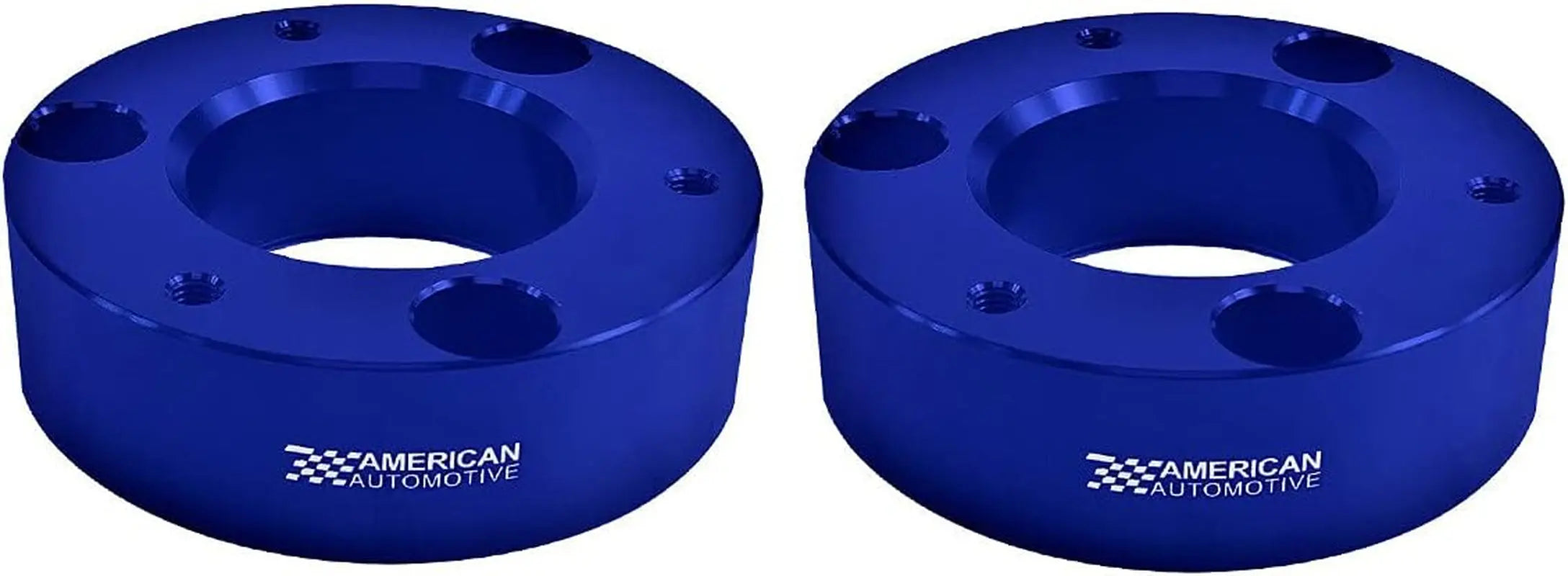 Front Lift Kit Compatible 2007+ Silverado 1500 and Sierra 1500 2.5" Front Lift Billet Aluminum Strut Spacers 2WD 4WD (Blue) - Premium  from Rapidvehicles - Just $76.99! Shop now at Rapidvehicles